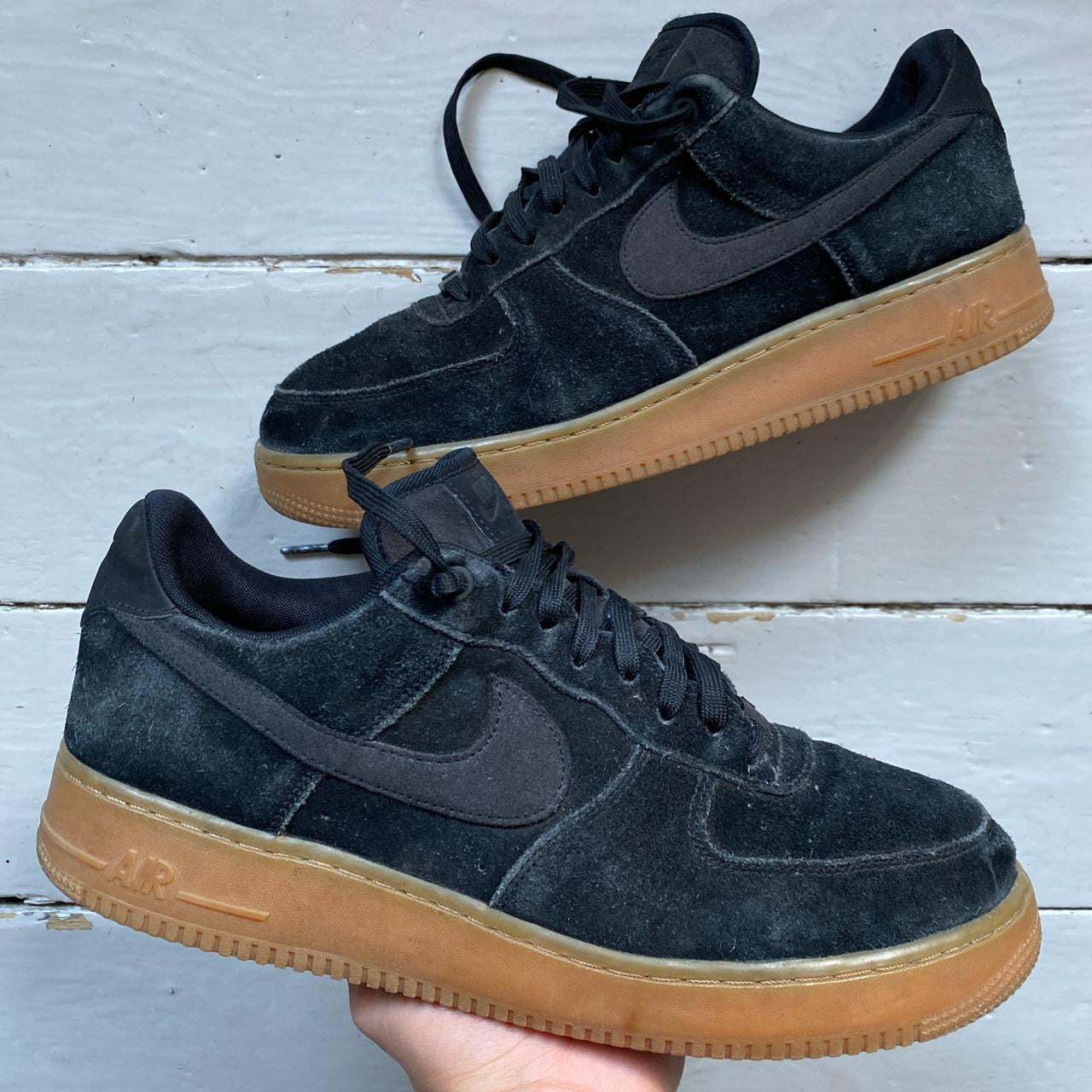 Nike Air Force 1 Suede Black (UK 12)