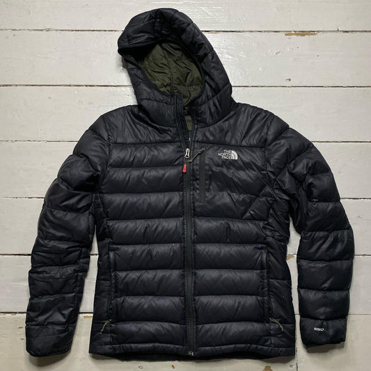 North Face 550 Black Puffer Jacket (Large)