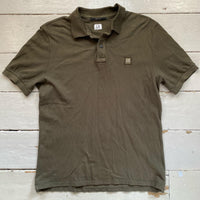 CP Company Khaki Green Polo (Large)