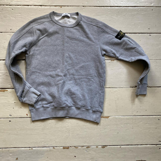 Stone Island Junior Grey Jumper (Age 12/156)