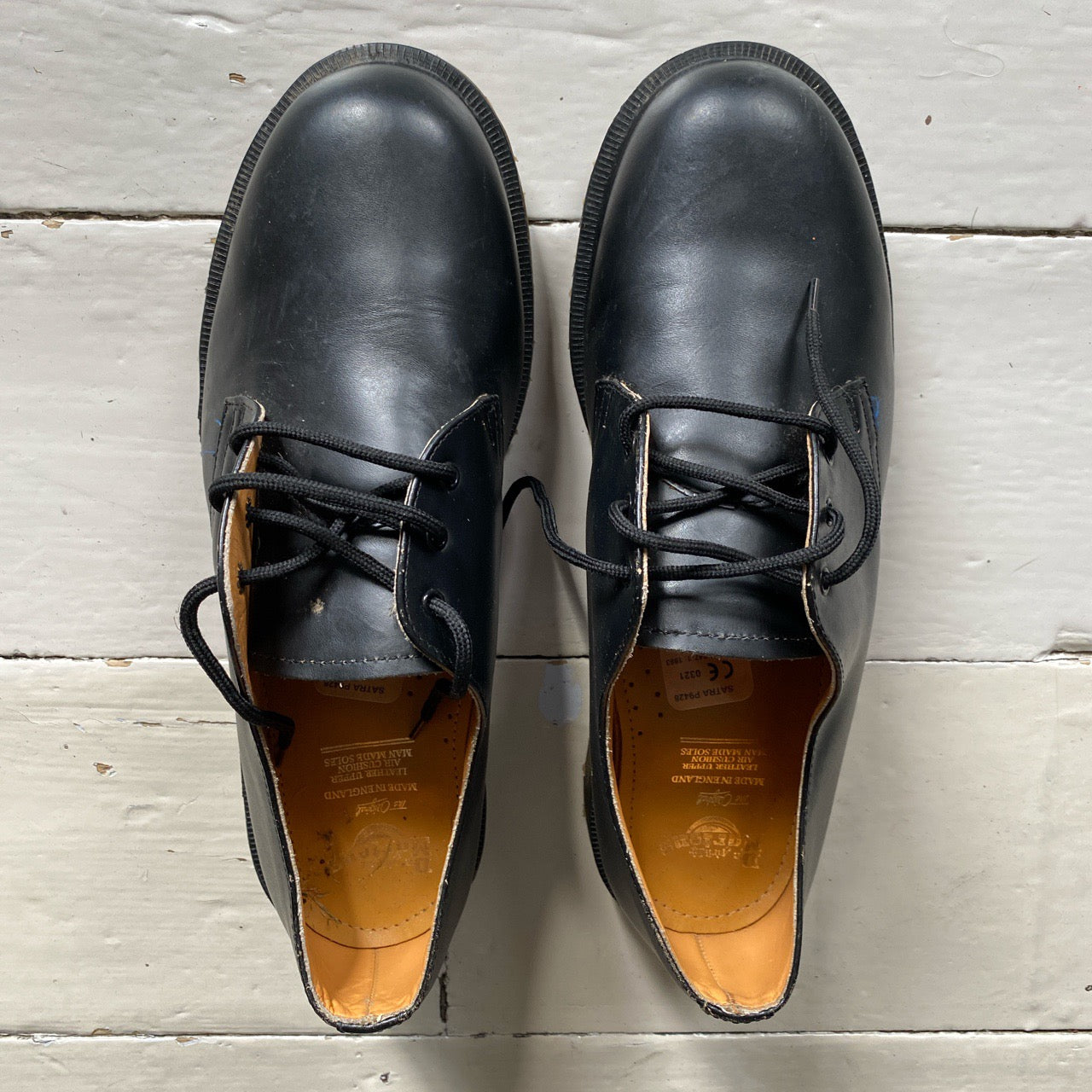 Dr Martens Black Leather Low Shoes (UK 10)