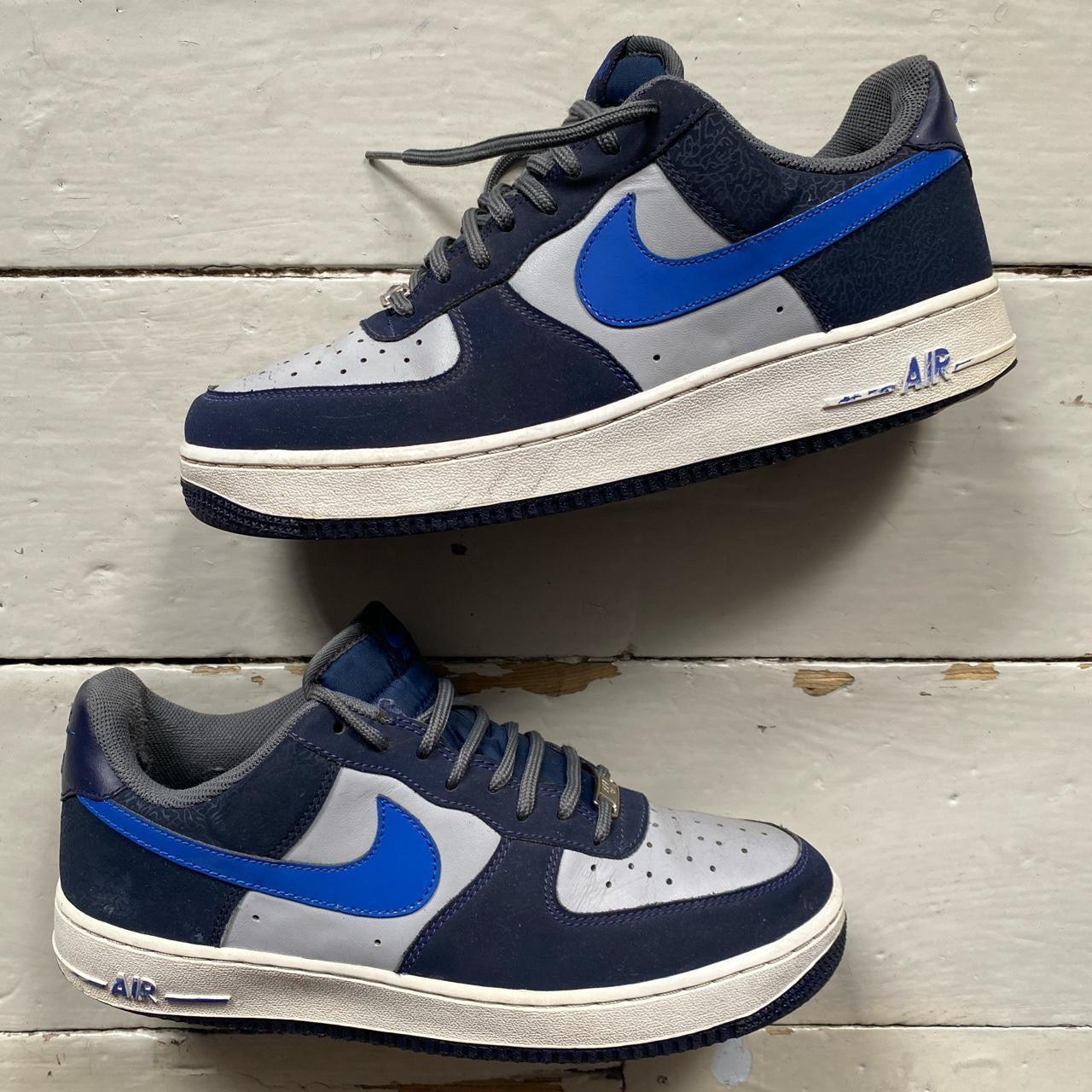 Nike Air Force 1 Grey Navy (UK 8.5)