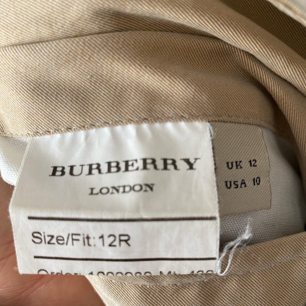 Burberry Nova Check Trench Coat (UK 12 womens)