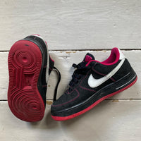 Nike Air Force 1 Black White Pink (UK 5)
