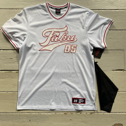 Fubu White Vintage Jersey (Large)