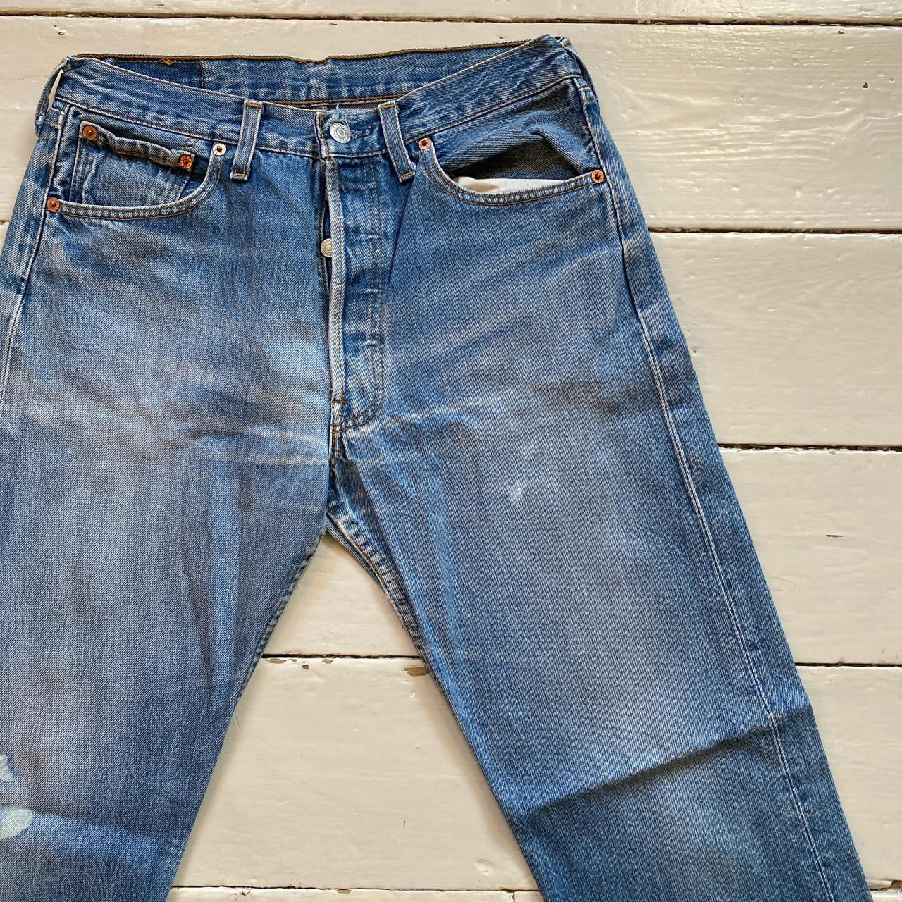 Levis 501 Light Wash Jeans (32/32)