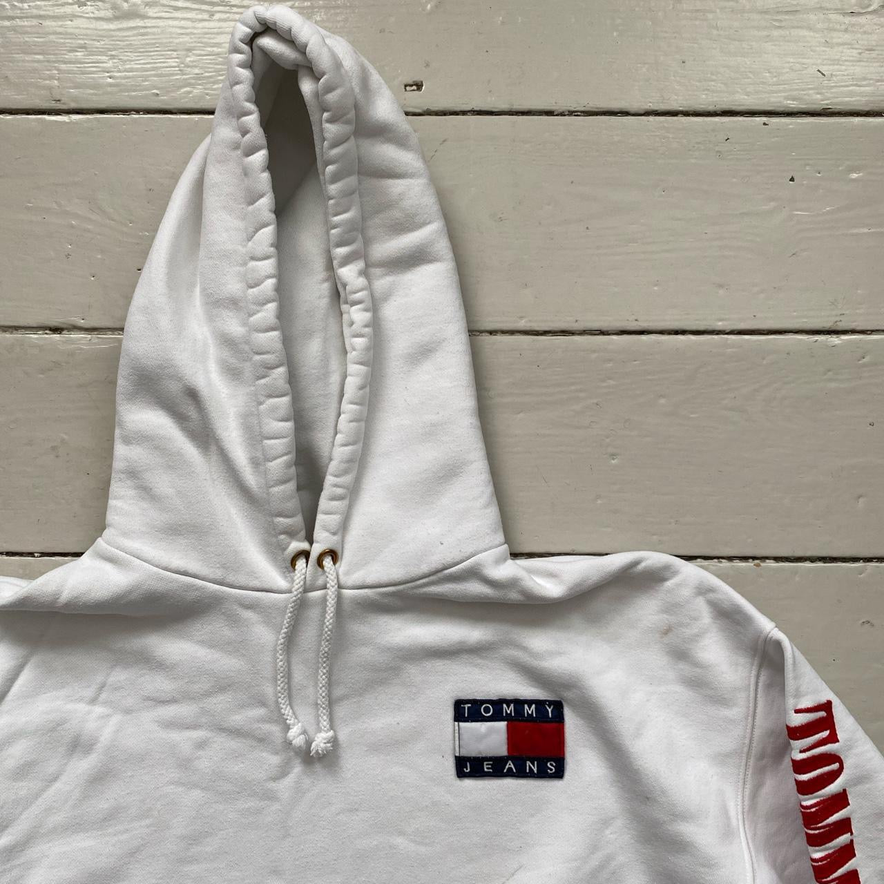 Tommy Hilfiger Jeans White Hoodie (XL)