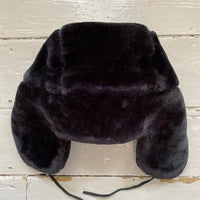 Russian Ushanka Hat Black