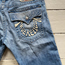True Religion Stitch Spellout Shorts (34W)