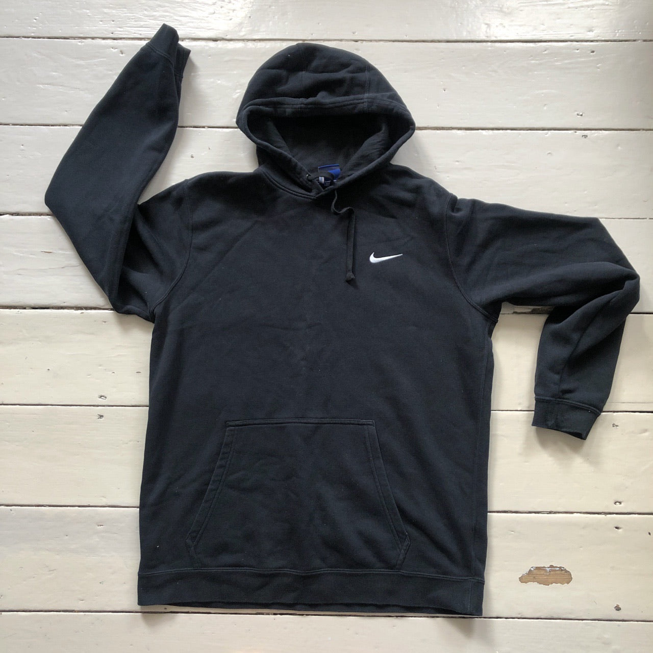 Nike Swoosh Black Hoodie (Large)