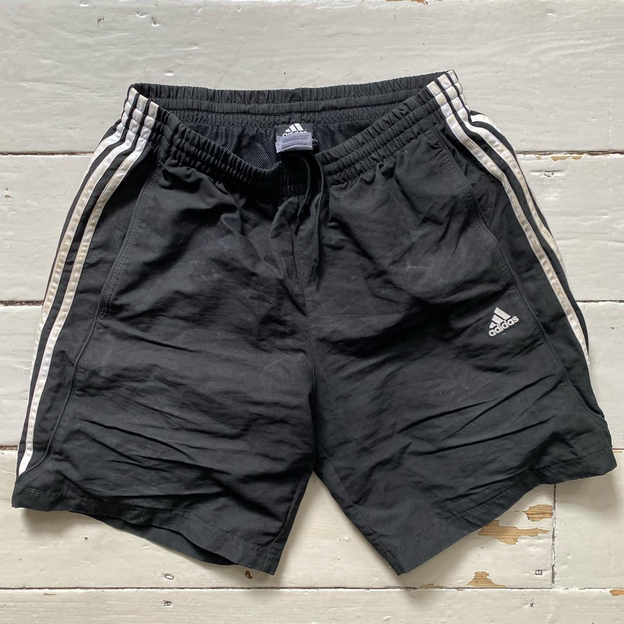 Adidas Black Shell Shorts (Medium)