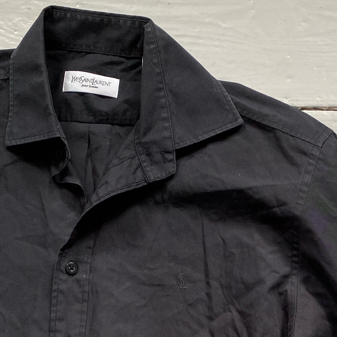 Yves Saint Laurent Black Shirt (Medium)