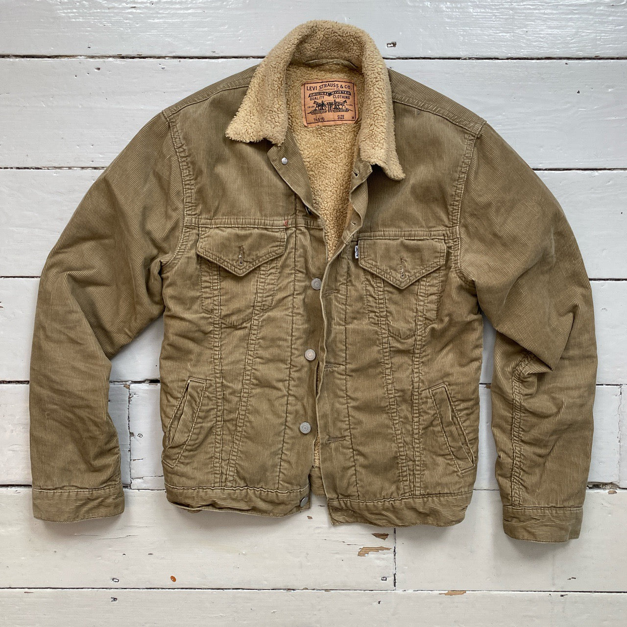 Levis 74510 Corduroy Sherpa Jacket (Medium)