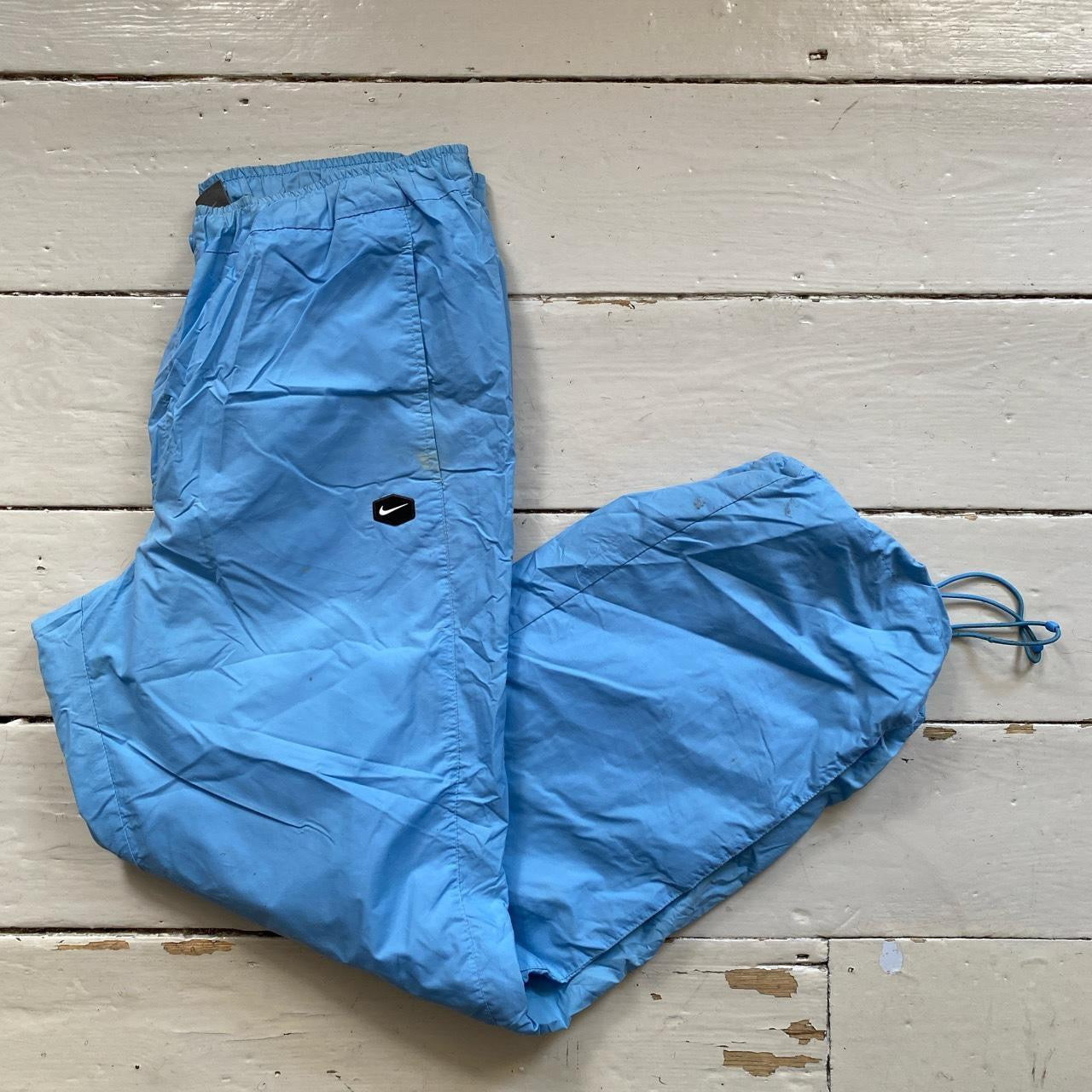 Nike Hexi Light Blue Shell Bottoms (Large)