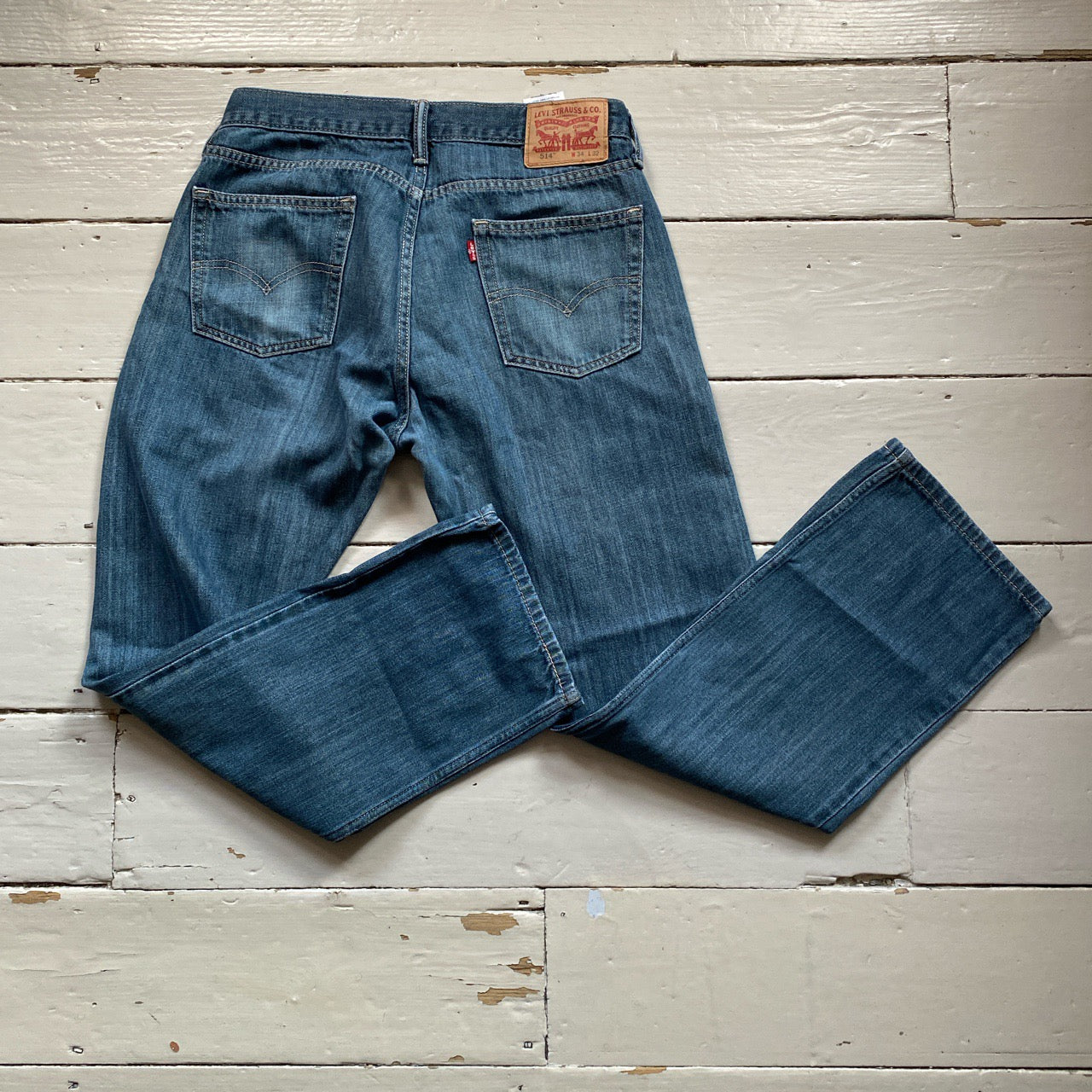 Levis 514 Blue Jeans (34/30)