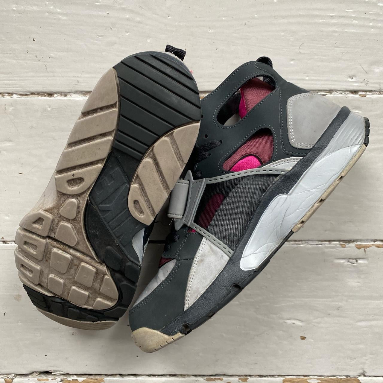 Nike Huarache High Grey Pink (UK 9)