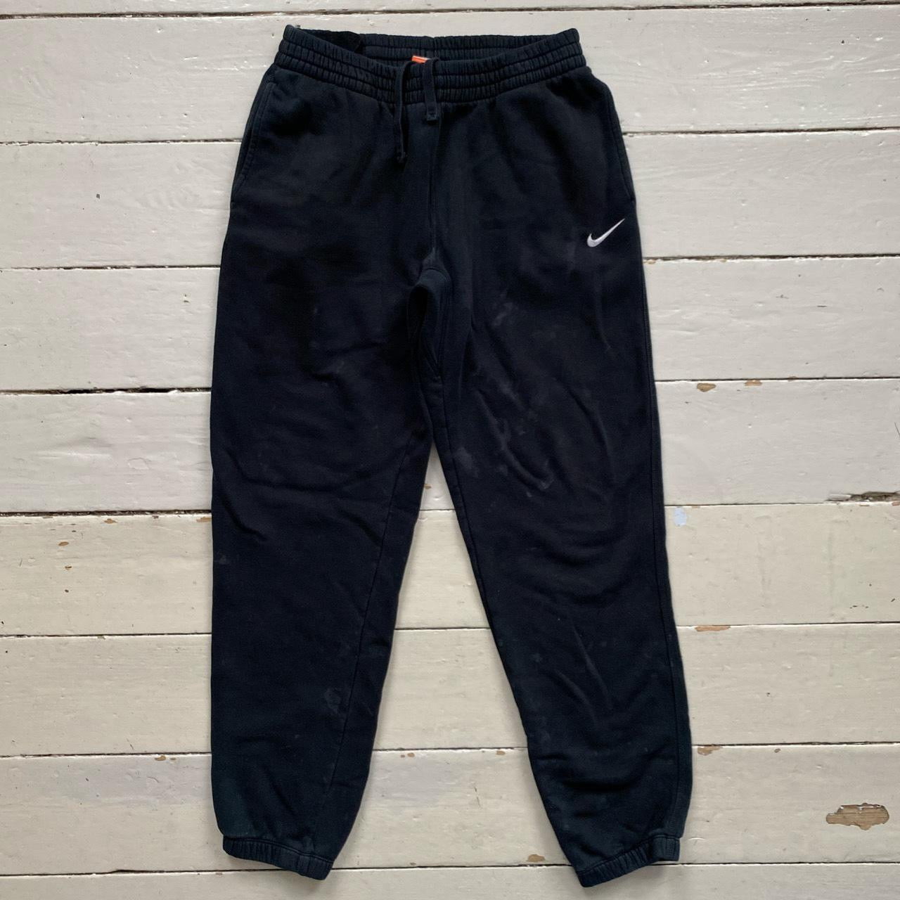 Nike Swoosh Black Joggers (Large)