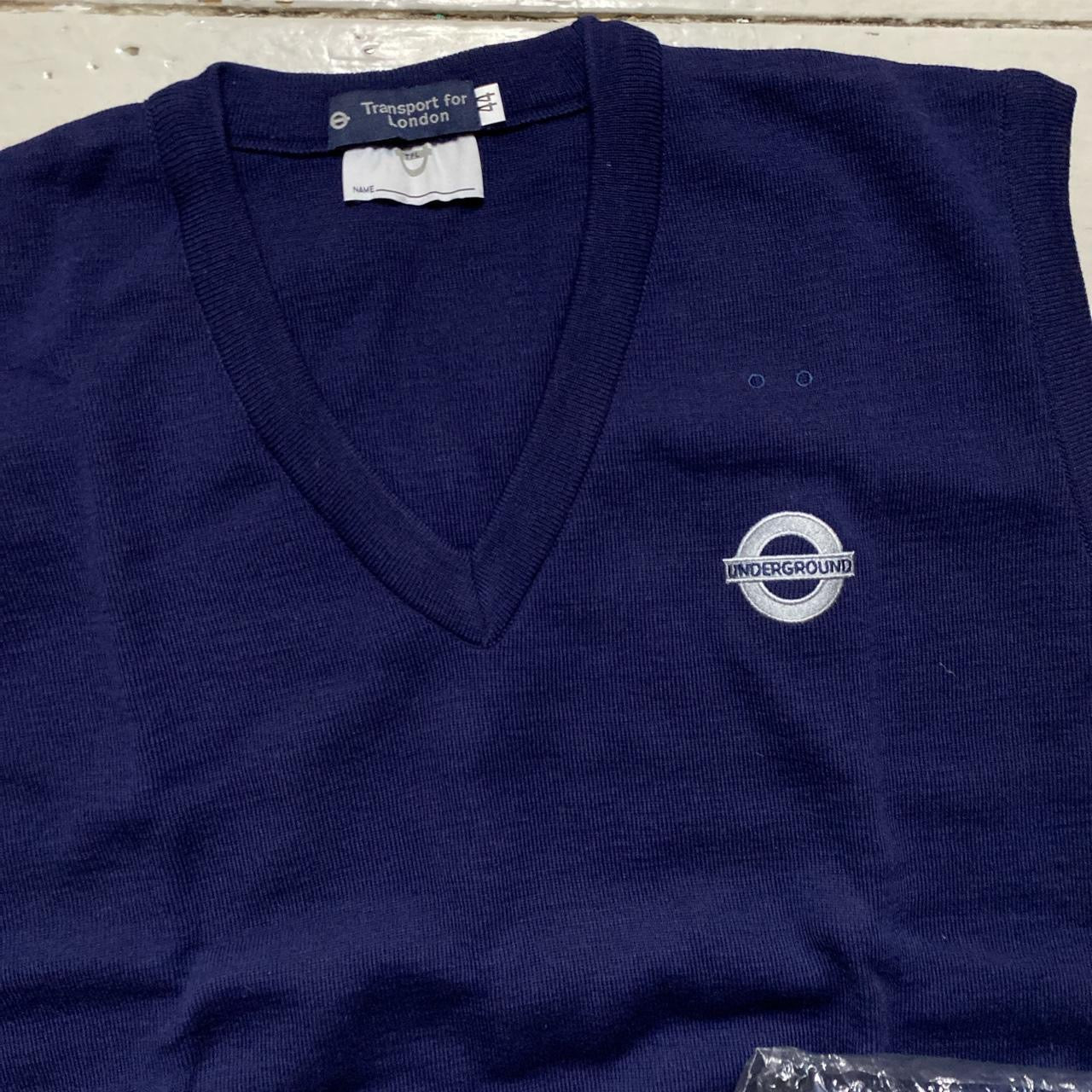 London Underground Vest Jumper (XL)