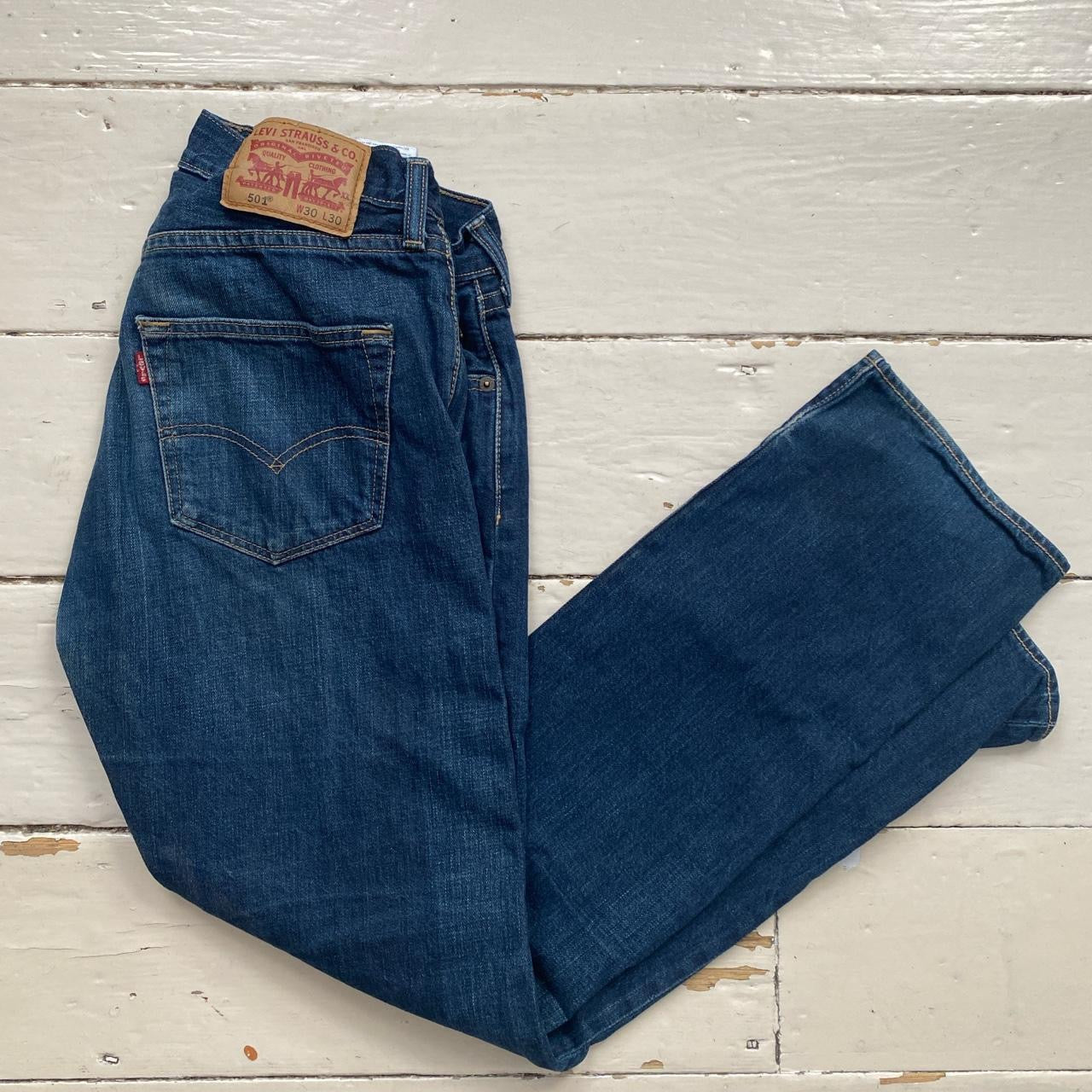 Levis 501 Navy Jeans (30/30)