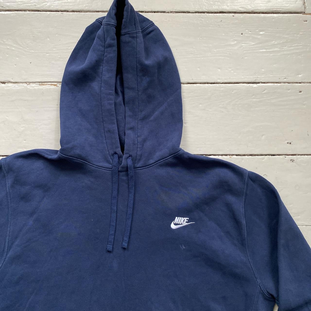 Nike Swoosh Navy Hoodie (XL)