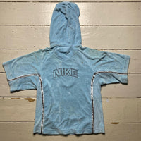 Nike Vintage Womens Baby Blue Hoodie (Large)