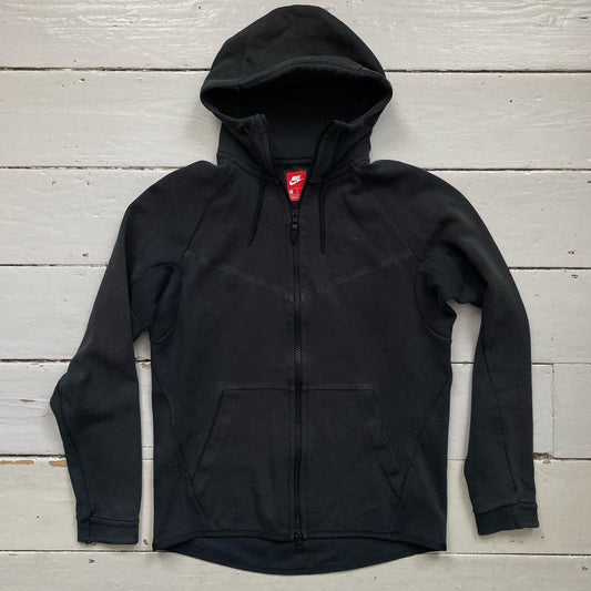 Nike Tech Fleece Black Hoodie (Medium)