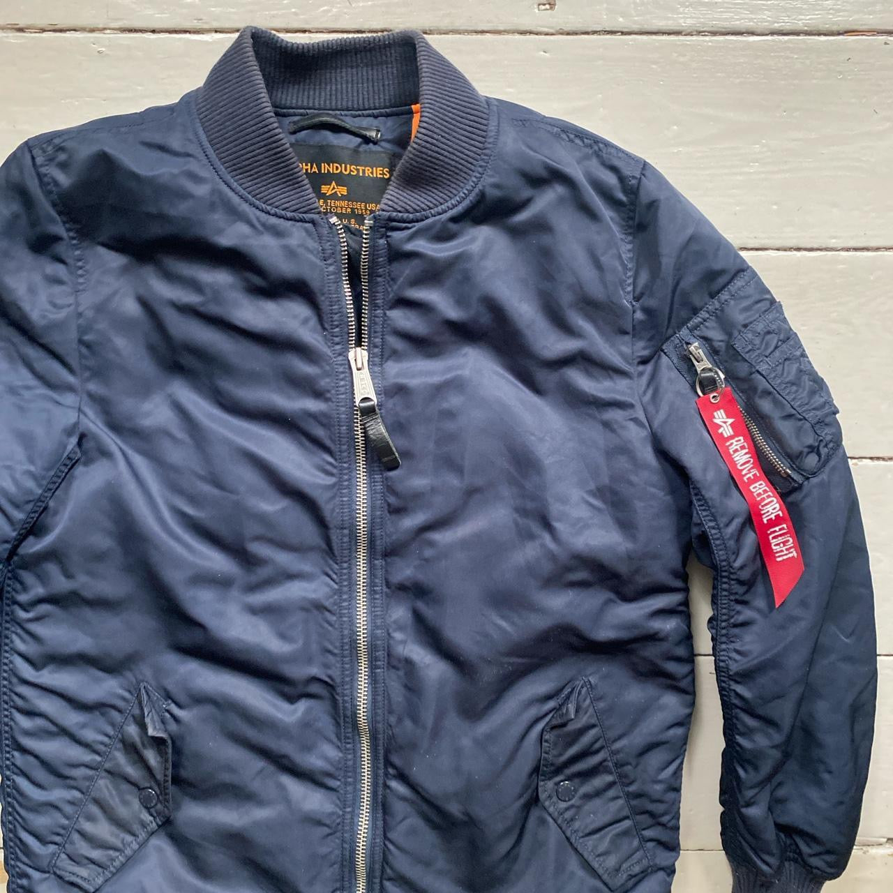 Alpha Industries Long Bomber Jacket (Small)