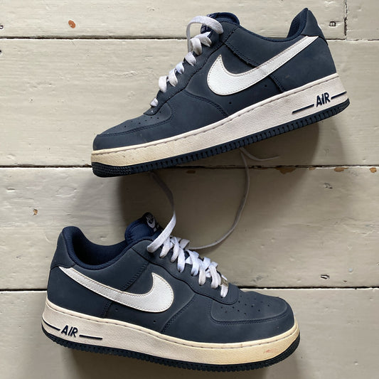 Nike Air Force 1 Navy Suede (UK 9)