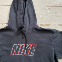 Nike Club Stitch Black Hoodie (Large)