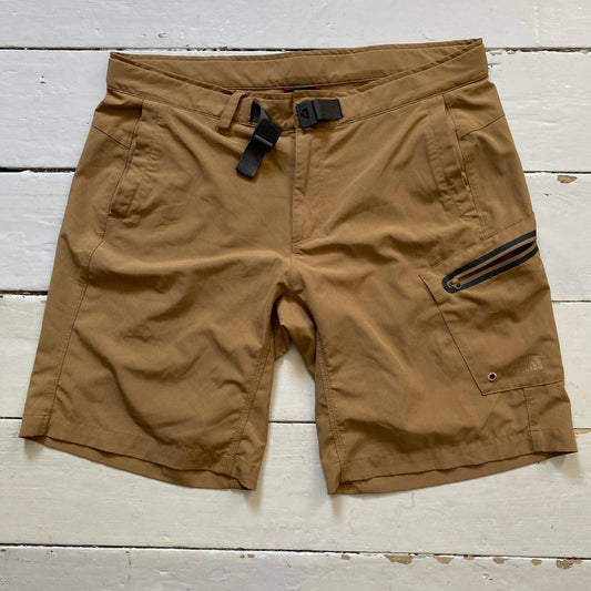The North Face Khaki Brown Cargo Shorts (36W)