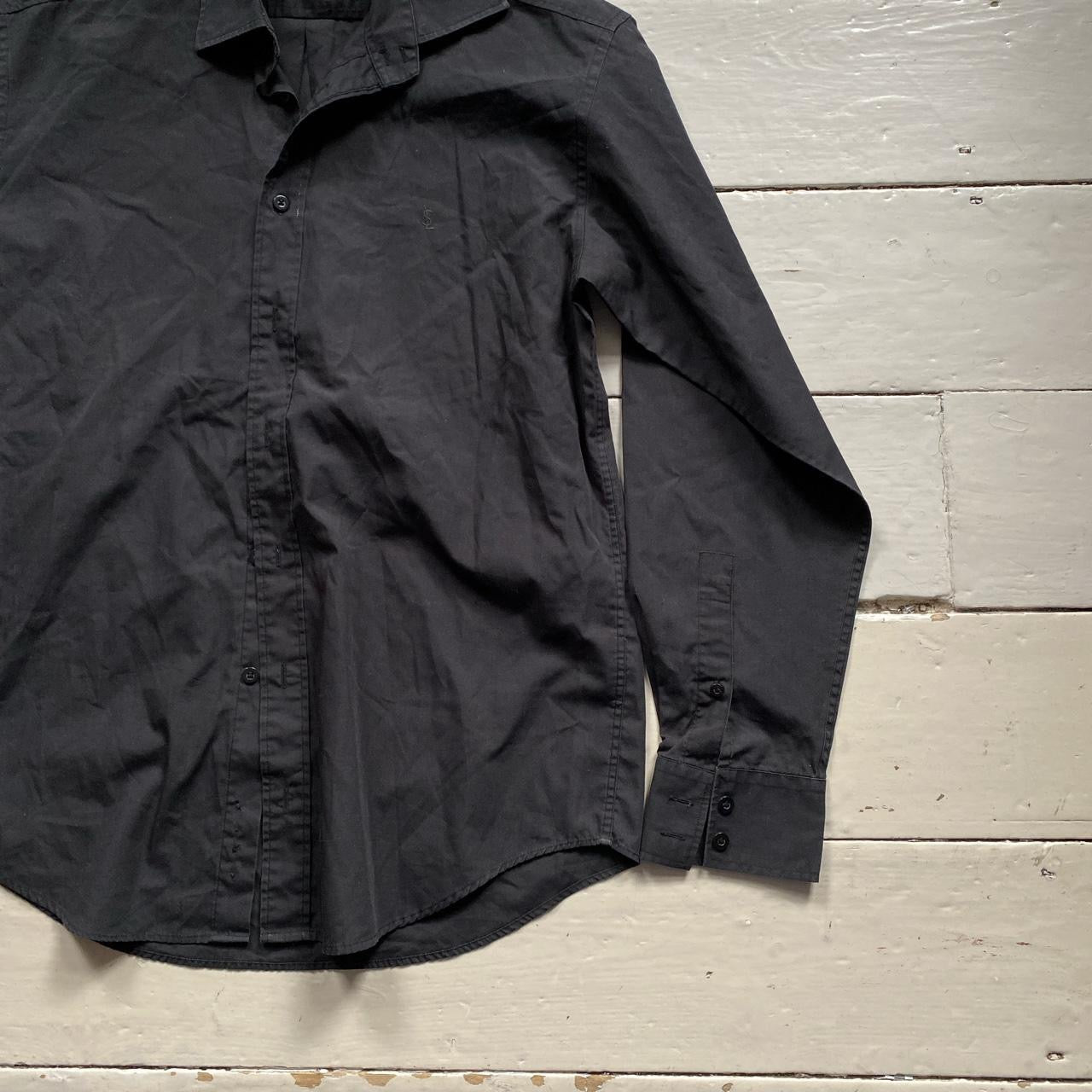 Yves Saint Laurent Black Shirt (Medium)