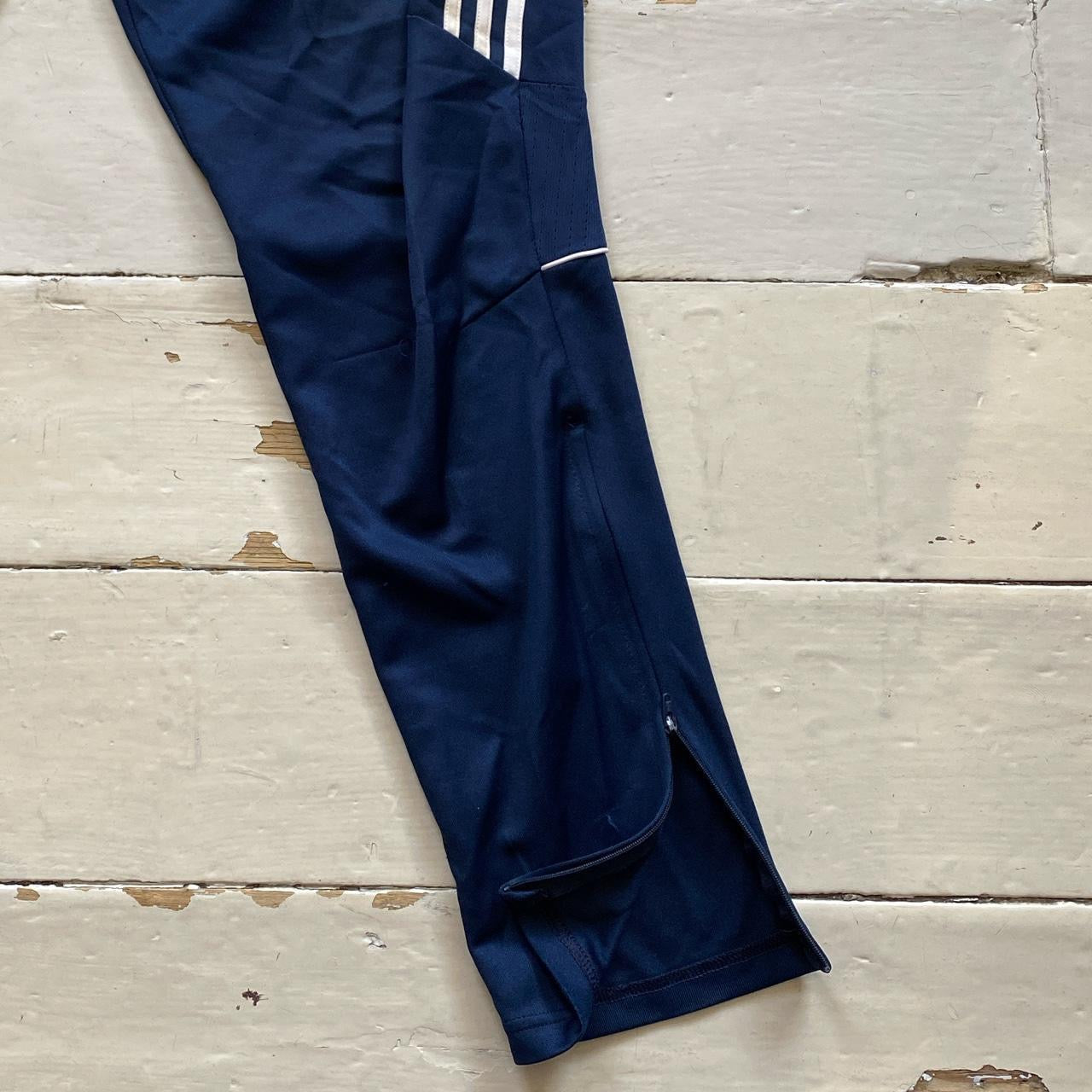 Adidas Navy Joggers (Medium)