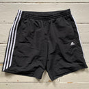 Adidas Black and White Shorts (Large)