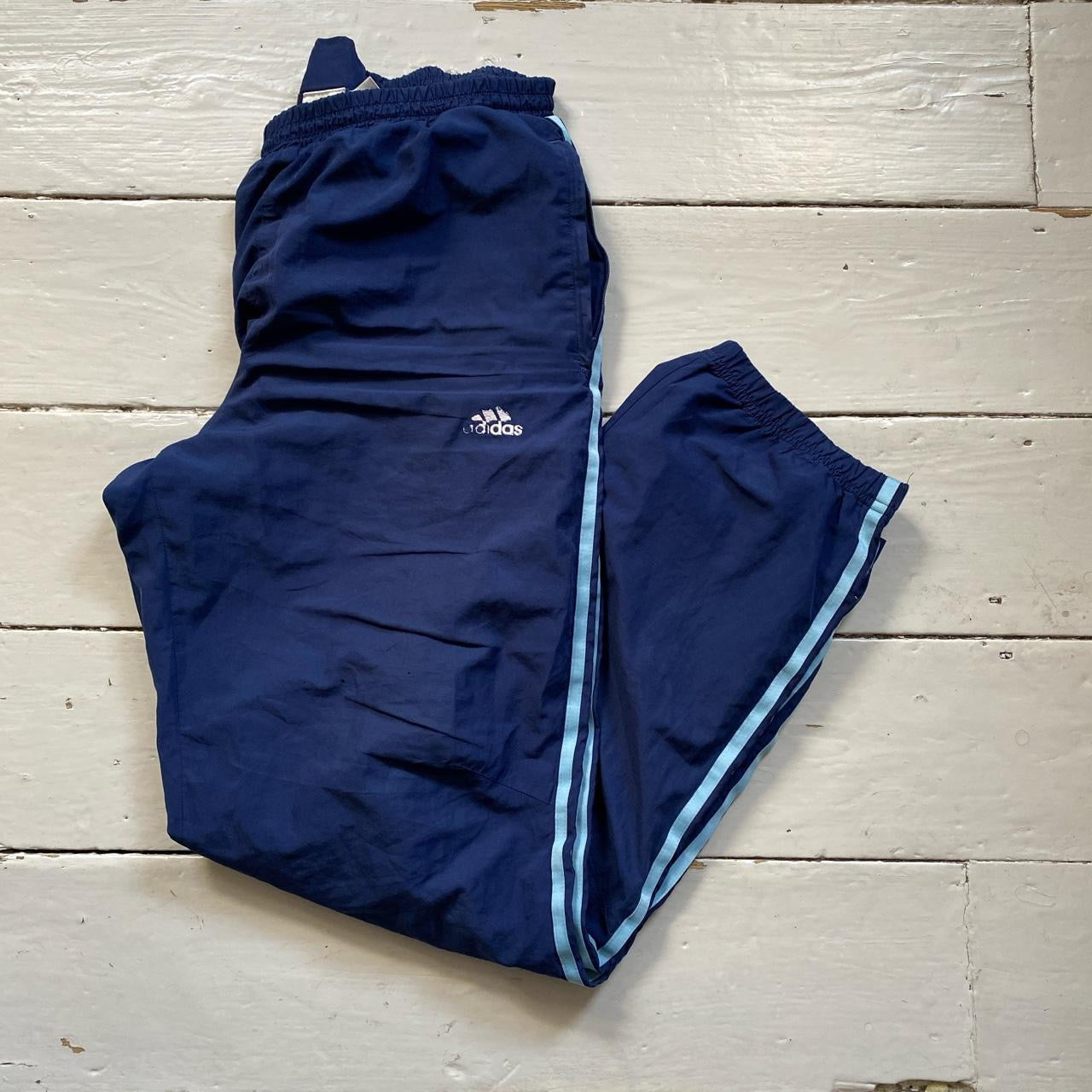 Adidas Navy Shell Bottoms (Large)