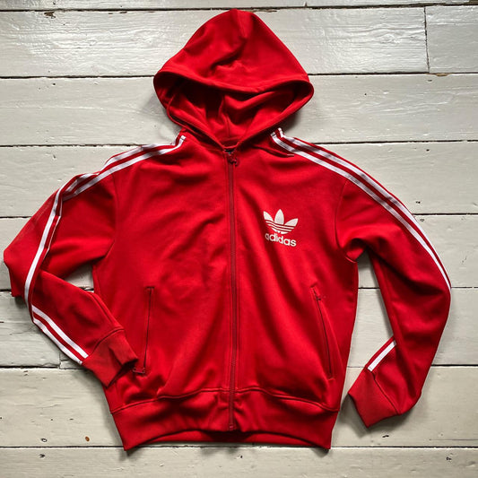 Adidas Hooded Track Jacket (Large)