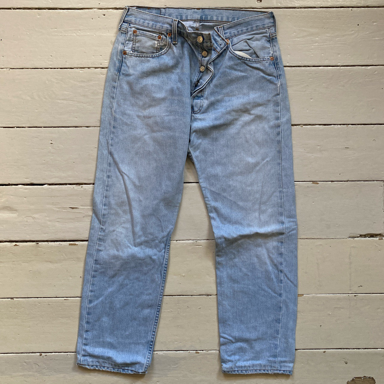 Levis 501 Light Blue Jeans (34/30)