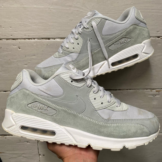 Nike Air Max 90 Grey and White (UK 12)