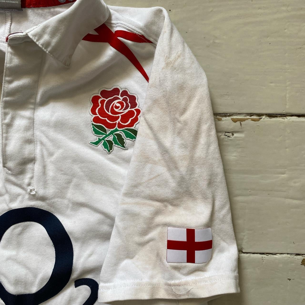 Nike O2 England Rugby Polo (Medium)