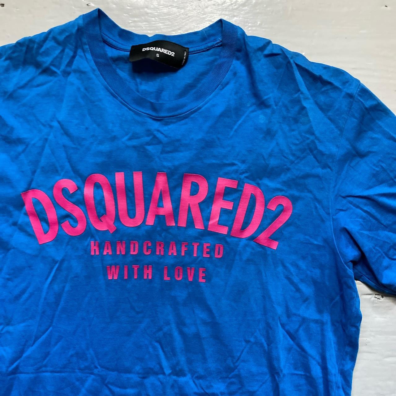 Dsquared T Shirt Blue (Small)