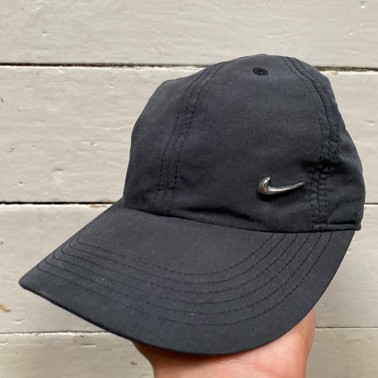 Nike Metal Swoosh Black Cap