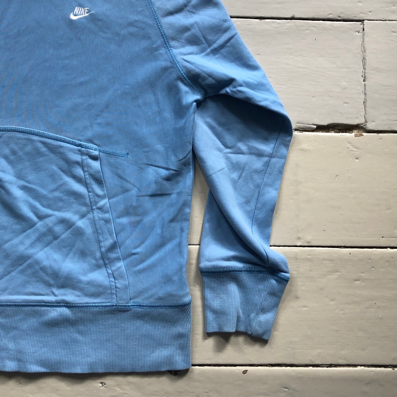 Nike Vintage Light Blue Hoodie (Small)
