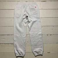 Nike Swoosh Light Grey Joggers (Small)