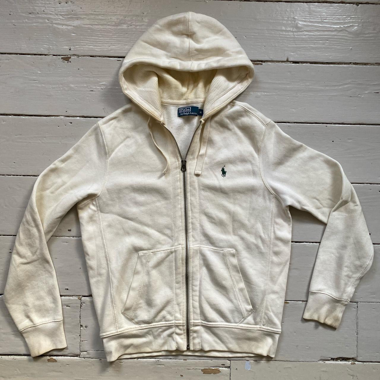 Ralph Lauren Polo Cream Hoodie (Medium)