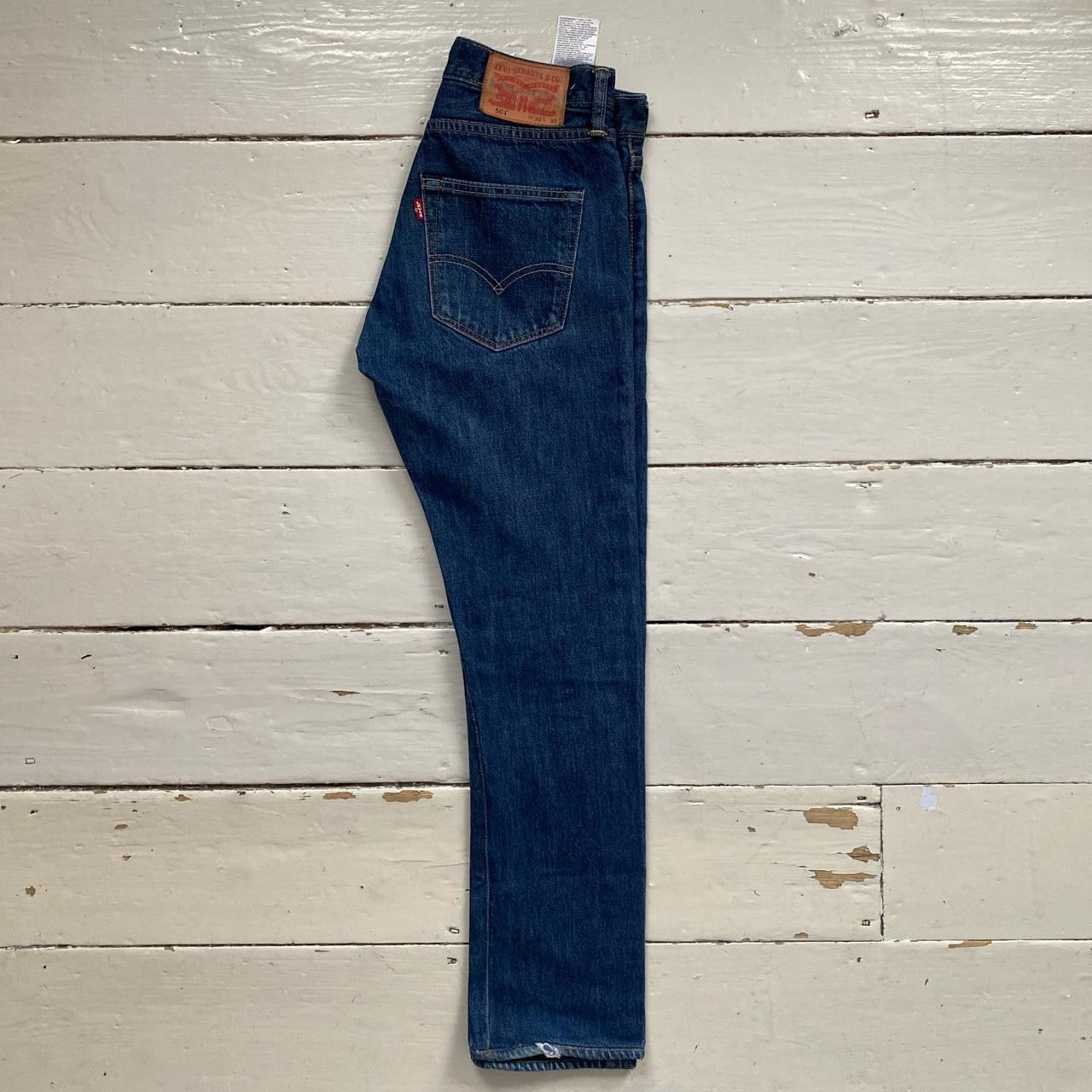 Levis 501 Dark Navy Jeans (30/29)
