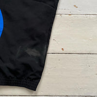 Adidas Black and Blue Shell Bottoms (XXL)