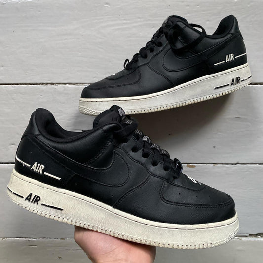 Nike Air Force 1 Black and White (UK 9)