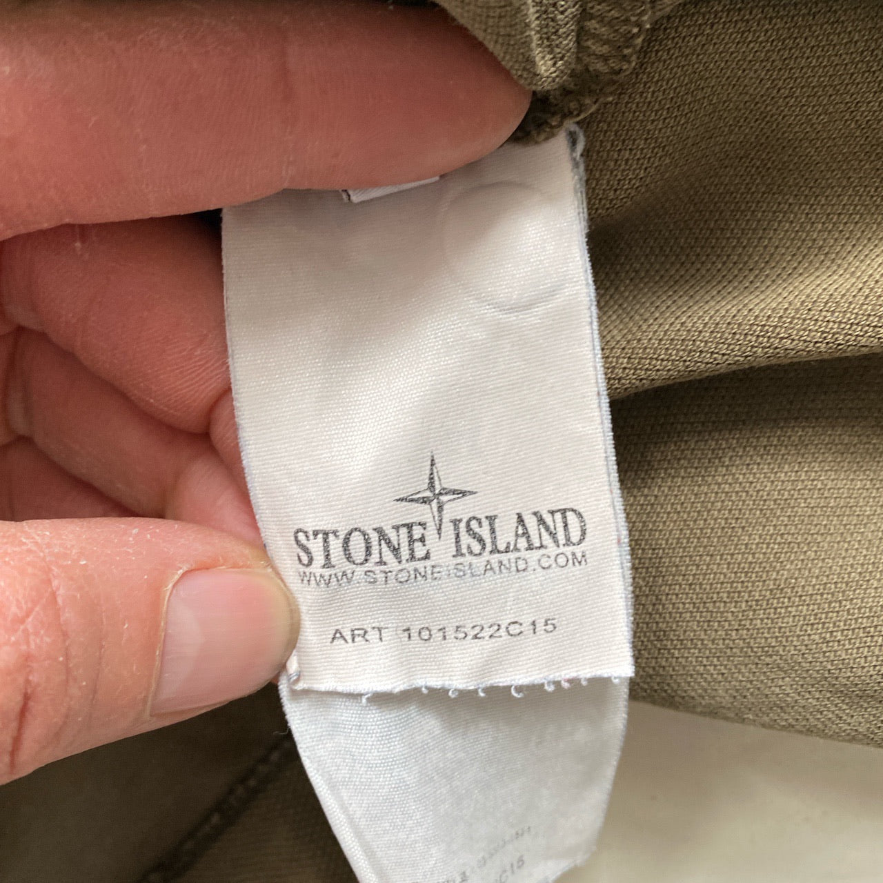 Stone Island Olive Polo (Medium)