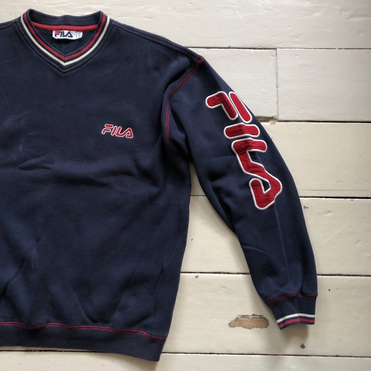 Fila Vintage Spellout Jumper (Medium)