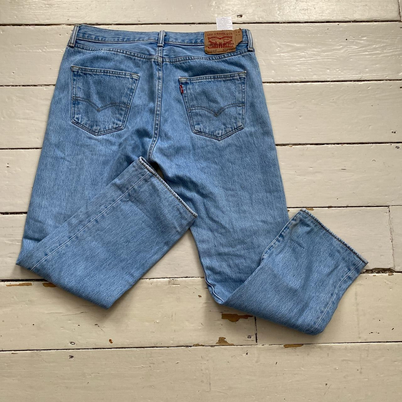 Levis 501 Light Wash Jeans (34/28)