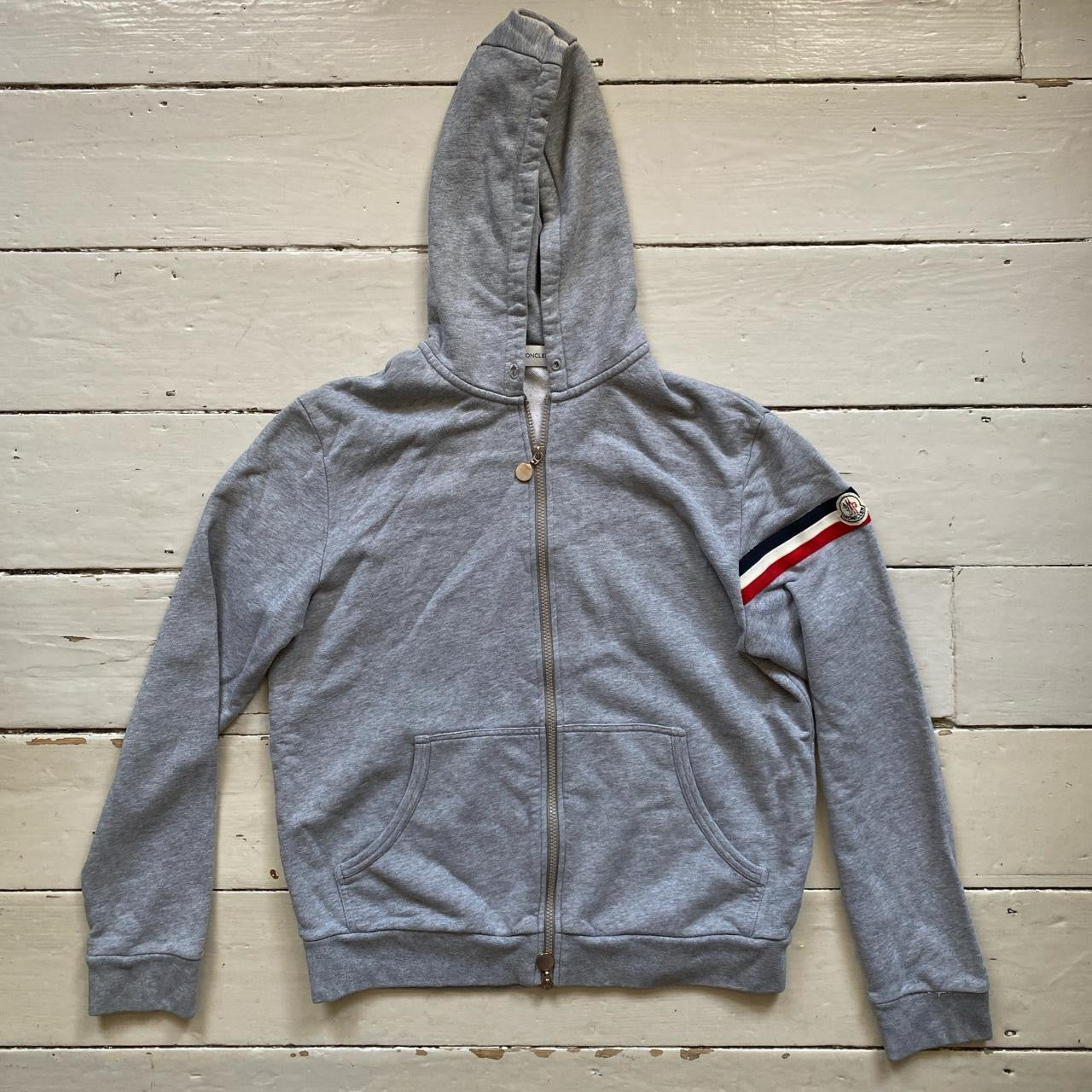 Moncler Vintage Grey Hoodie (XXL)